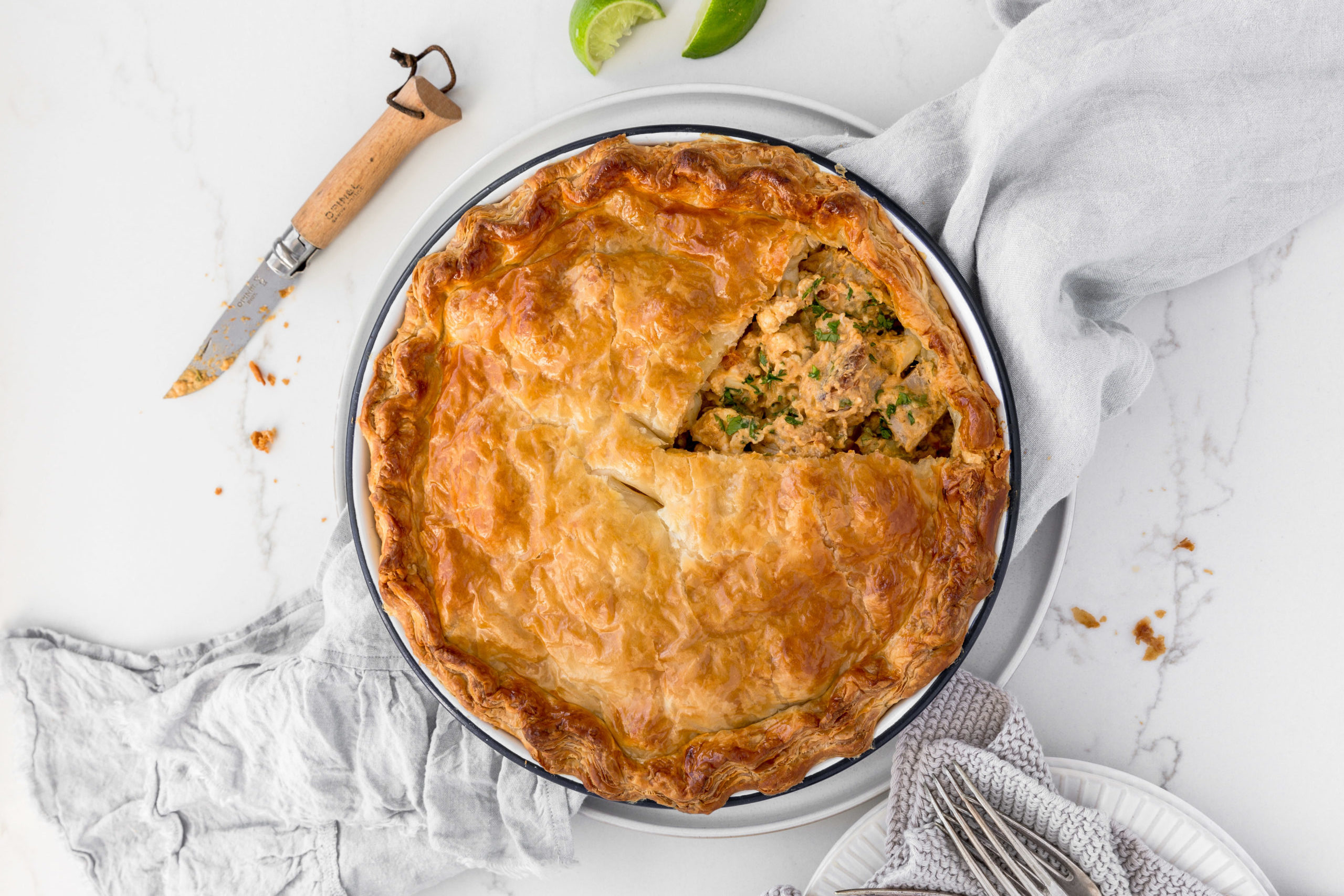 Pork Curry Family Pie - Riverview Farms