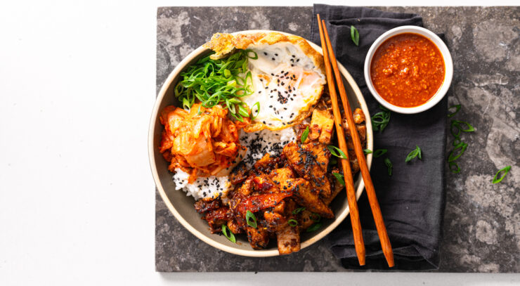 Korean Style BBQ Pork Rice Bowl